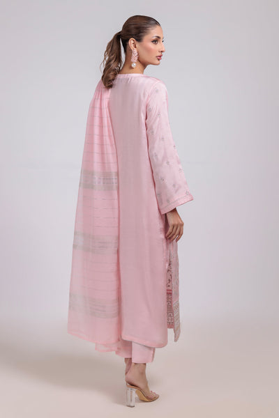 Bonanza Satrangi | Pink Silk 3 Piece (WS5243P08) -  Bonanza Satrangi Ready To Wear - Original Designer Dress - House of Maryam