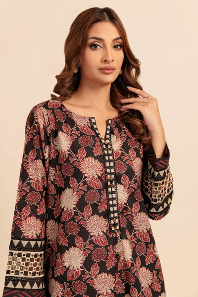 Bonanza Satrangi | Black Khaddar 2 Piece (WS6242P01) -  Bonanza Satrangi Ready To Wear - Original Designer Dress - House of Maryam