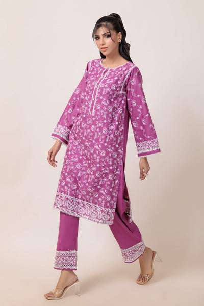 Bonanza Satrangi | D Pink Khaddar 2 Piece (WS6242P06) -  Bonanza Satrangi Ready To Wear - Original Designer Dress - House of Maryam