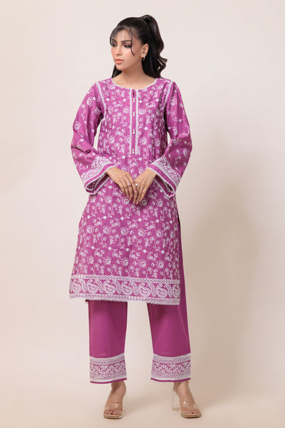 Bonanza Satrangi | D Pink Khaddar 2 Piece (WS6242P06) -  Bonanza Satrangi Ready To Wear - Original Designer Dress - House of Maryam