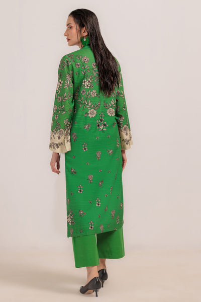 Bonanza Satrangi | Green Khaddar 2 Piece (WS6242P11) -  Bonanza Satrangi Ready To Wear - Original Designer Dress - House of Maryam