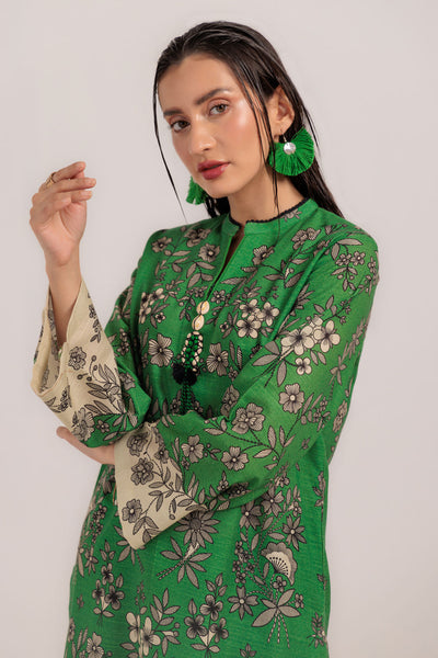 Bonanza Satrangi | Green Khaddar 2 Piece (WS6242P11) -  Bonanza Satrangi Ready To Wear - Original Designer Dress - House of Maryam