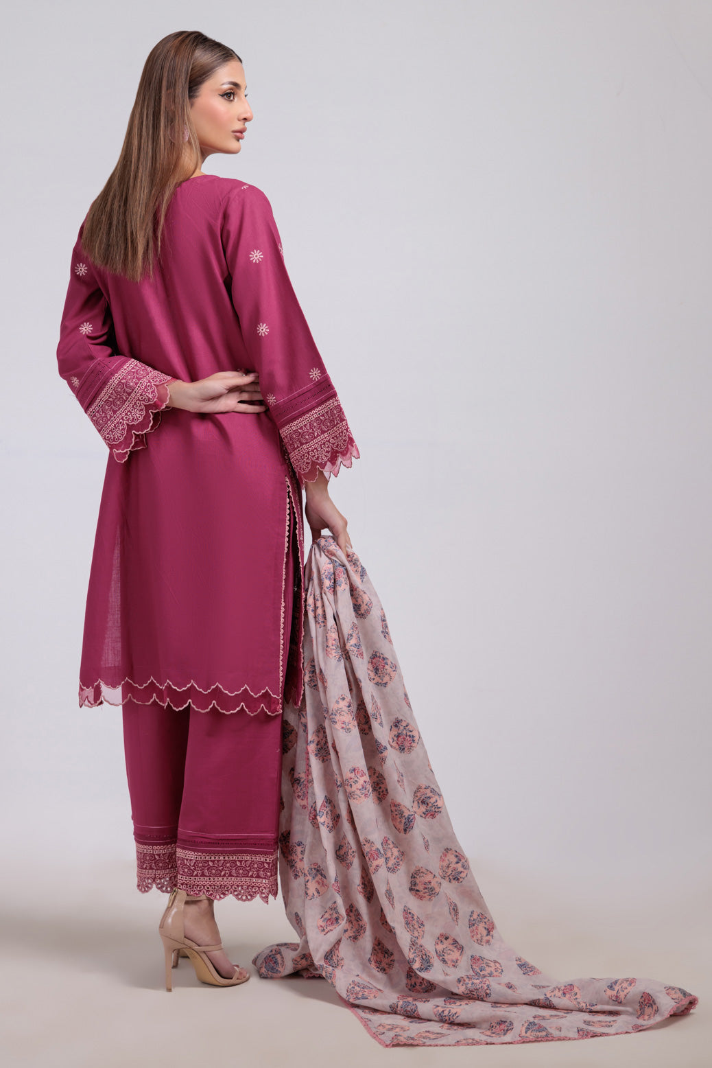 Bonanza Satrangi | Maroon Khaddar 3 Piece (WS6243P20) -  Bonanza Satrangi Ready To Wear - Original Designer Dress - House of Maryam
