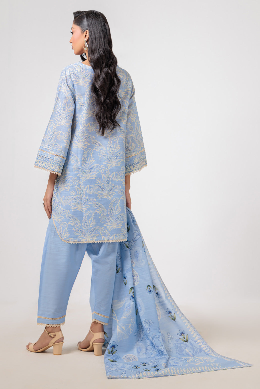 Bonanza Satrangi | Purple Khaddar 3 Piece (WS6243P40) -  Bonanza Satrangi Ready To Wear - Original Designer Dress - House of Maryam