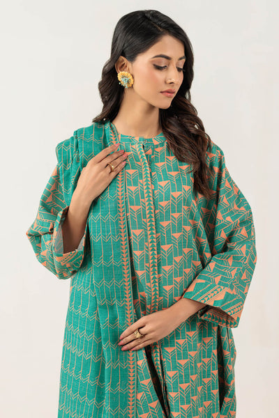 Bonanza Satrangi | Green Khaddar 3 Piece (WS6243P50) -  Bonanza Satrangi Ready To Wear - Original Designer Dress - House of Maryam