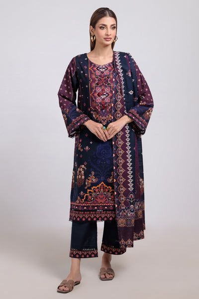 Bonanza Satrangi | Black Khaddar 3 Piece (WS6243P56) -  Bonanza Satrangi Ready To Wear - Original Designer Dress - House of Maryam