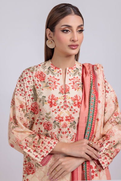 Bonanza Satrangi | Beige Khaddar 3 Piece (WS6243P89) -  Bonanza Satrangi Ready To Wear - Original Designer Dress - House of Maryam