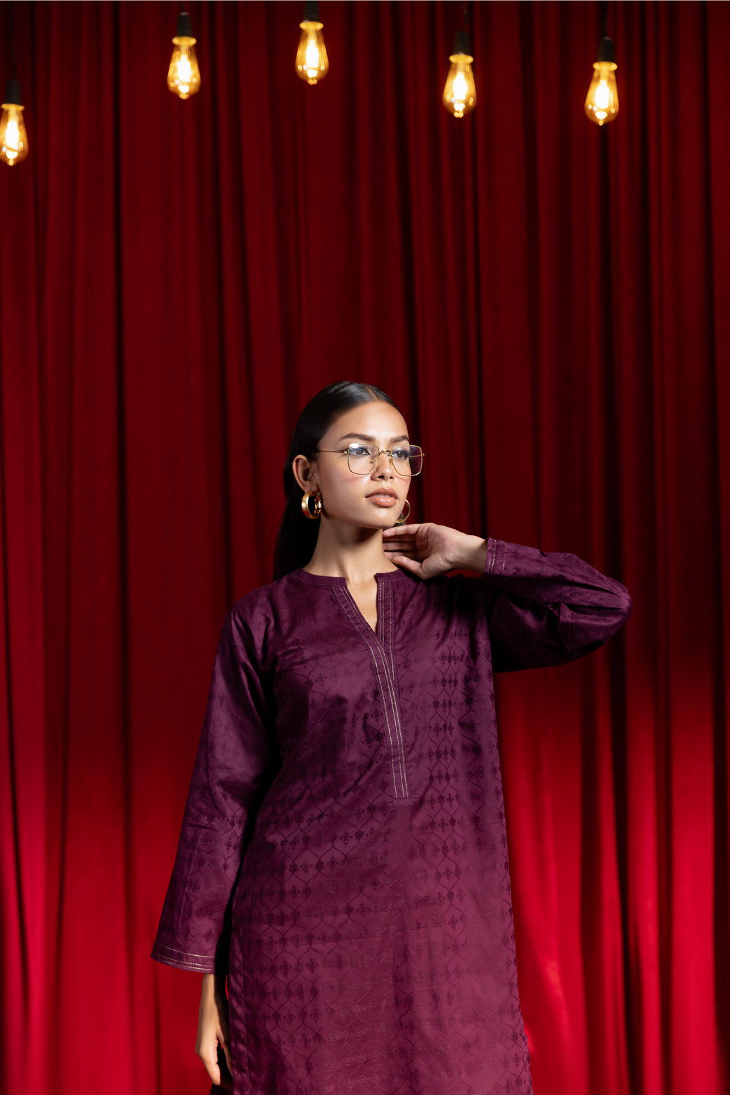 Bonanza Satrangi | Purple Jacquard 2 Piece (WS7242P01) -  Bonanza Satrangi Ready To Wear - Original Designer Dress - House of Maryam