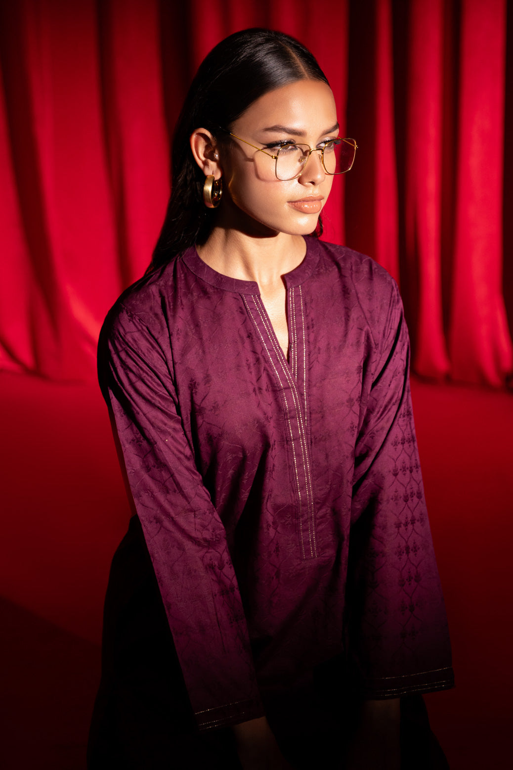 Bonanza Satrangi | Purple Jacquard 2 Piece (WS7242P01) -  Bonanza Satrangi Ready To Wear - Original Designer Dress - House of Maryam