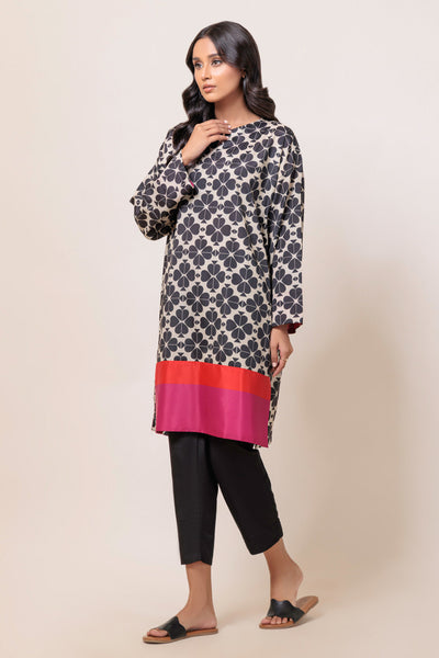 Bonanza Satrangi | Black Poly Crepe 2 Piece (WS7242P10) -  Bonanza Satrangi Ready To Wear - Original Designer Dress - House of Maryam