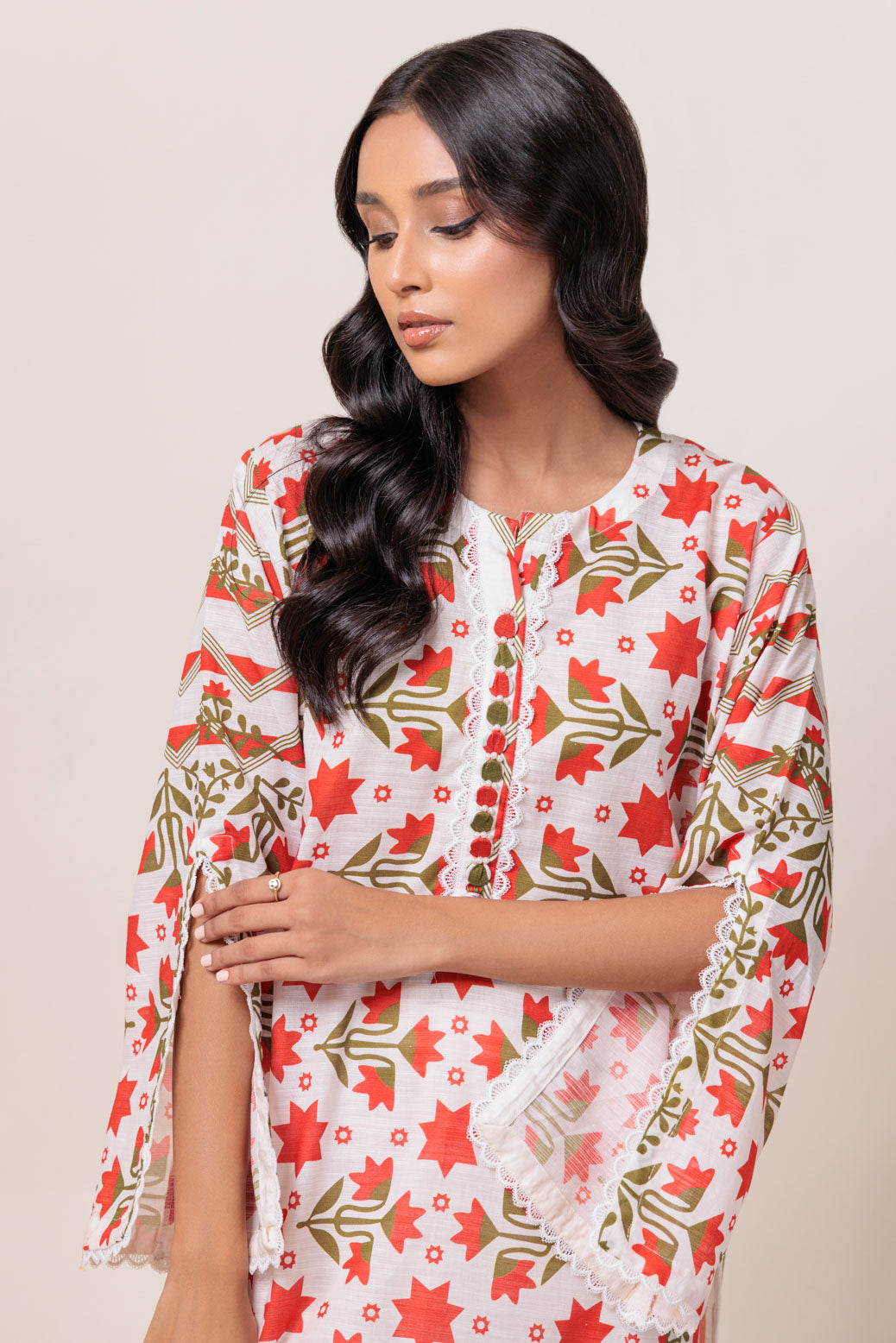 Bonanza Satrangi | O White Cambric 2 Piece (WS7242P11) -  Bonanza Satrangi Ready To Wear - Original Designer Dress - House of Maryam