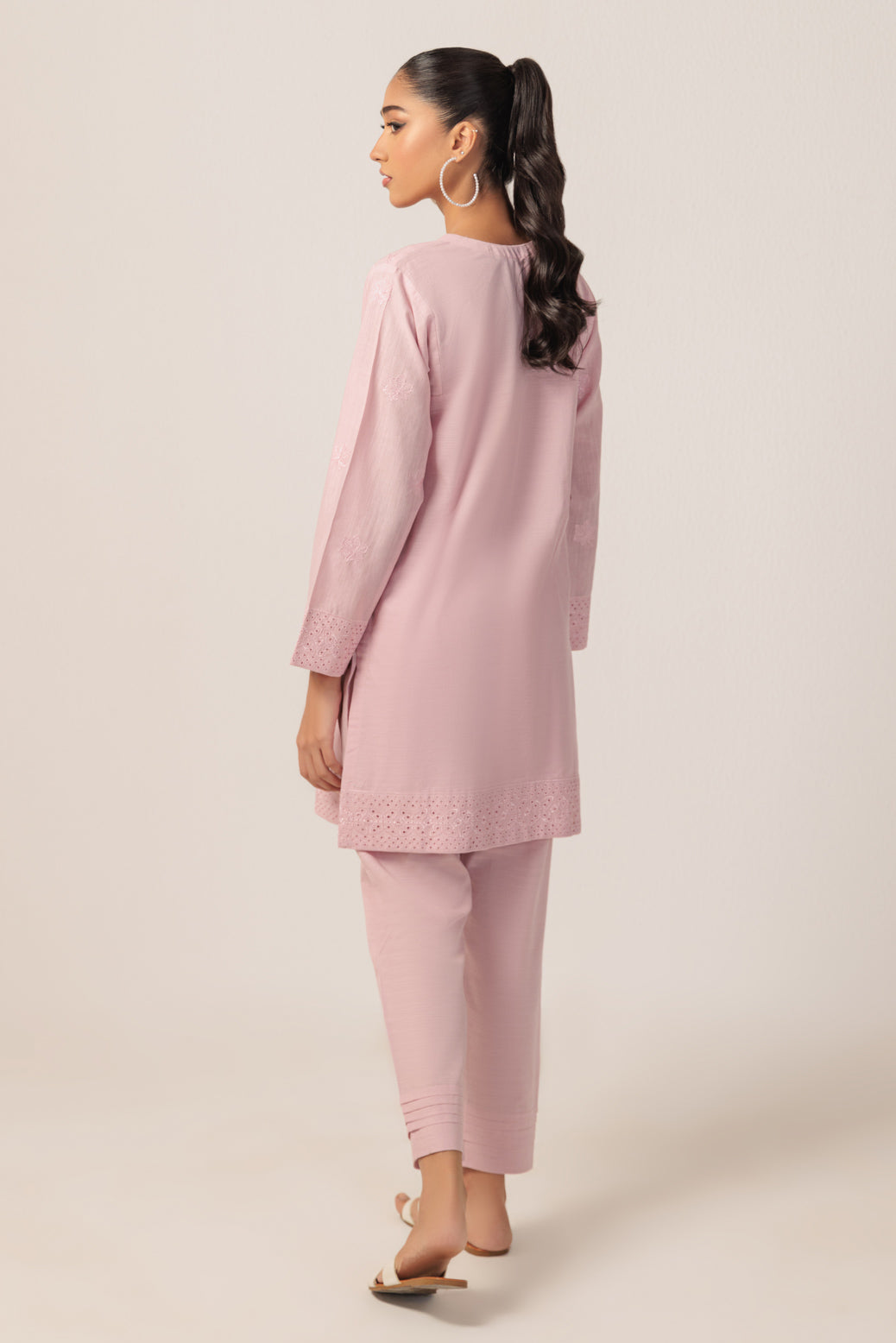 Bonanza Satrangi | Pink Khaddar 2 Piece (WS7242P22) -  Bonanza Satrangi Ready To Wear - Original Designer Dress - House of Maryam