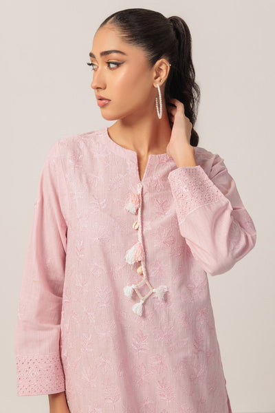 Bonanza Satrangi | Pink Khaddar 2 Piece (WS7242P22) -  Bonanza Satrangi Ready To Wear - Original Designer Dress - House of Maryam