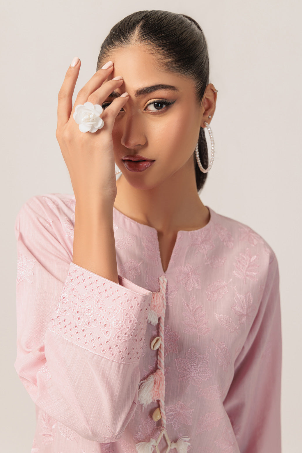 Bonanza Satrangi | Pink Khaddar 2 Piece (WS7242P22) -  Bonanza Satrangi Ready To Wear - Original Designer Dress - House of Maryam
