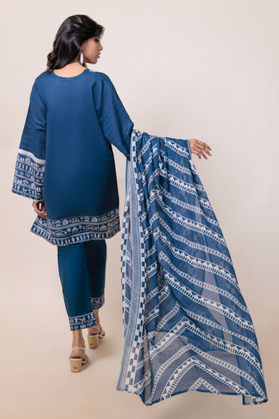 Bonanza Satrangi | Blue Cambric 3 Piece (WS7243P18) -  Bonanza Satrangi Ready To Wear - Original Designer Dress - House of Maryam