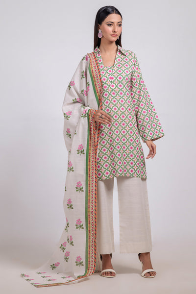 Bonanza Satrangi | Beige Khaddar 3 Piece (WS7243P29) -  Bonanza Satrangi Ready To Wear - Original Designer Dress - House of Maryam