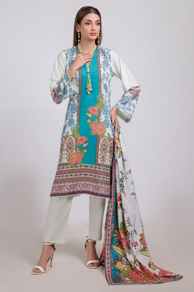 Bonanza Satrangi | O White Viscose 3 Piece (WS7243P52) -  Bonanza Satrangi Ready To Wear - Original Designer Dress - House of Maryam