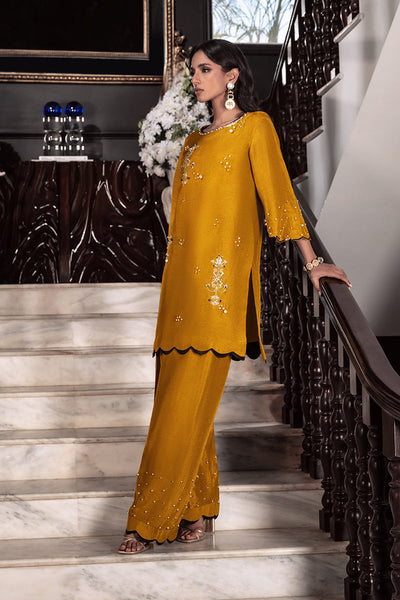 Wardha Saleem | Zimal Silk Edit | Elise -  Wardha Saleem Ladies Clothes - Original Designer Dress - House of Maryam