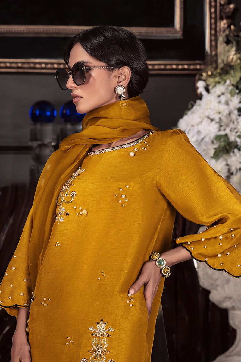 Wardha Saleem | Zimal Silk Edit | Elise -  Wardha Saleem Ladies Clothes - Original Designer Dress - House of Maryam