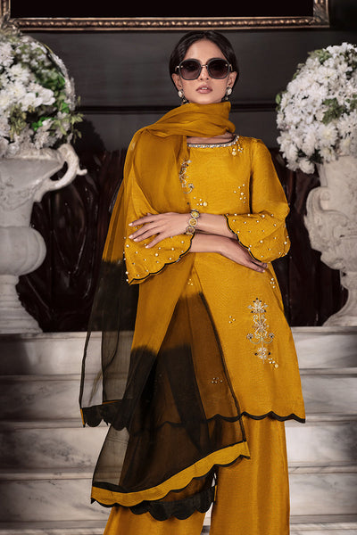 Wardha Saleem | Zimal Silk Edit | Elise -  Wardha Saleem Ladies Clothes - Original Designer Dress - House of Maryam