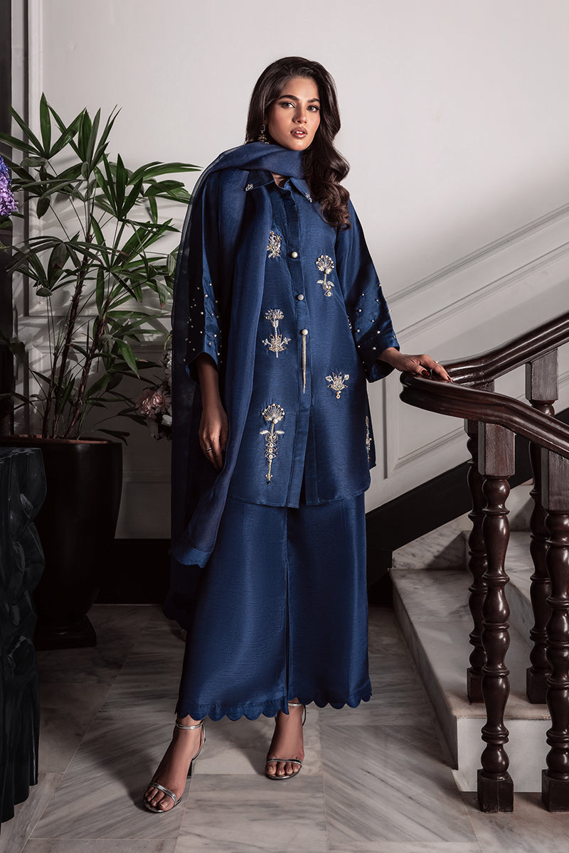 Wardha Saleem | Zimal Silk Edit | Romy -  Wardha Saleem Ladies Clothes - Original Designer Dress - House of Maryam
