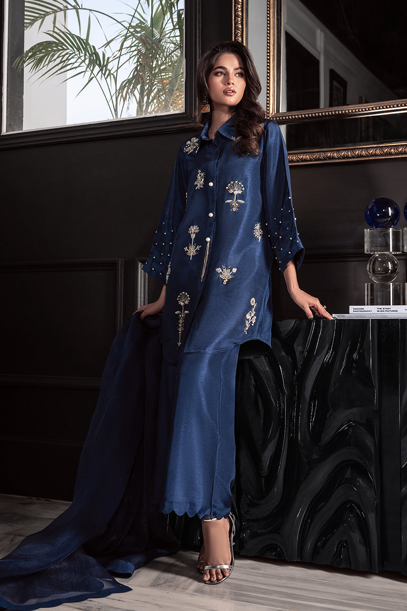 Wardha Saleem | Zimal Silk Edit | Romy -  Wardha Saleem Ladies Clothes - Original Designer Dress - House of Maryam