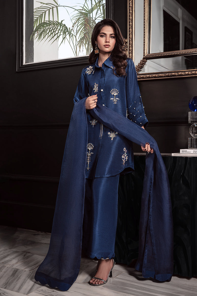 Wardha Saleem | Zimal Silk Edit | Romy -  Wardha Saleem Ladies Clothes - Original Designer Dress - House of Maryam