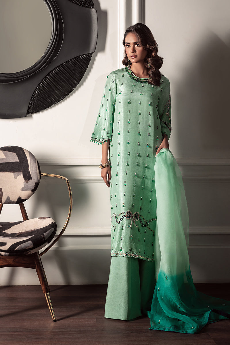 Wardha Saleem | Zimal Silk Edit | Louna -  Wardha Saleem Ladies Clothes - Original Designer Dress - House of Maryam