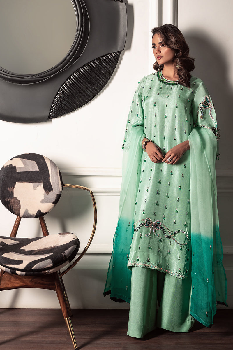 Wardha Saleem | Zimal Silk Edit | Louna -  Wardha Saleem Ladies Clothes - Original Designer Dress - House of Maryam