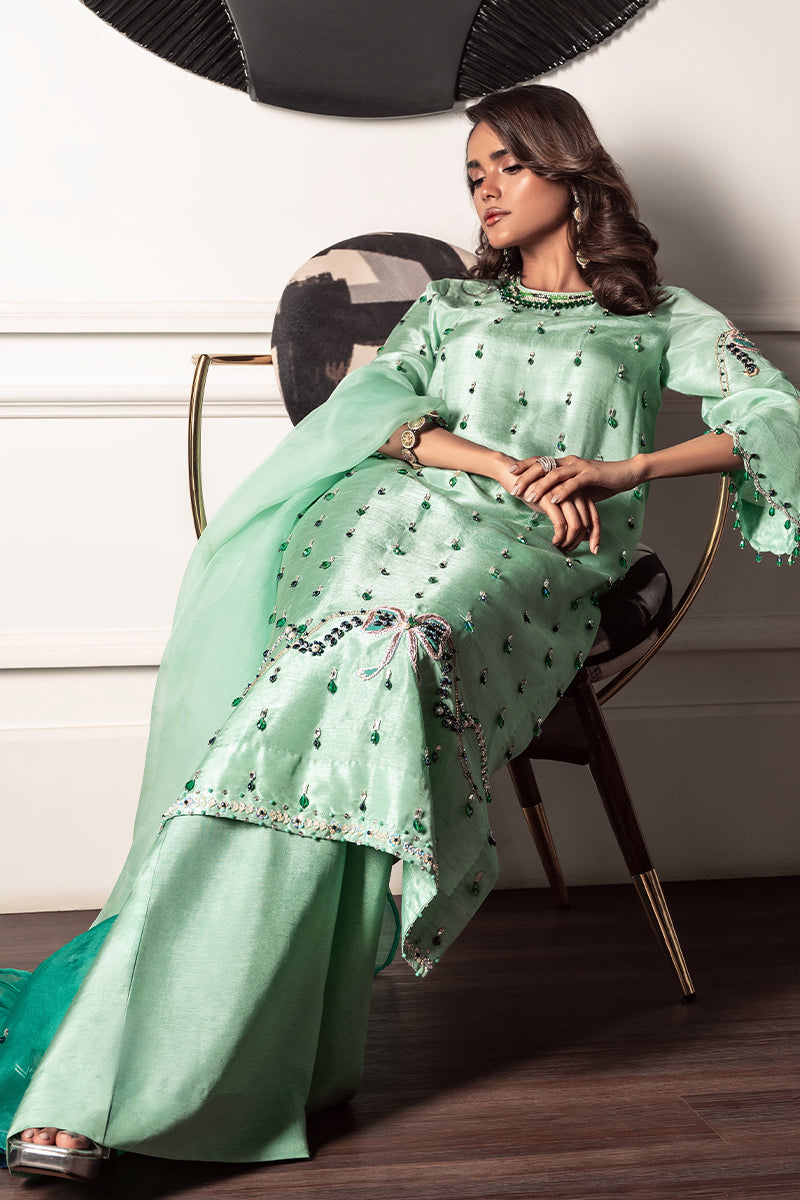 Wardha Saleem | Zimal Silk Edit | Louna -  Wardha Saleem Ladies Clothes - Original Designer Dress - House of Maryam