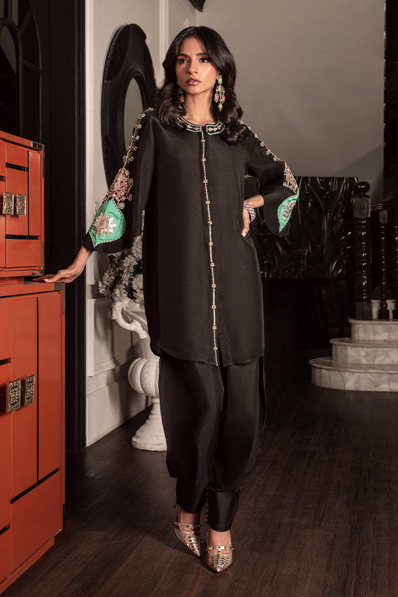 Wardha Saleem | Zimal Silk Edit | Evania -  Wardha Saleem Ladies Clothes - Original Designer Dress - House of Maryam