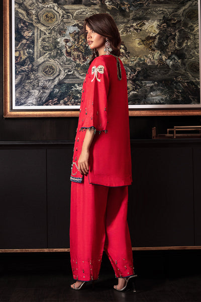 Wardha Saleem | Zimal Silk Edit | Sylvie -  Wardha Saleem Ladies Clothes - Original Designer Dress - House of Maryam