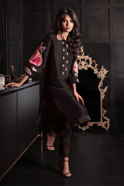Wardha Saleem | Zimal Silk Edit | Miska -  Wardha Saleem Ladies Clothes - Original Designer Dress - House of Maryam