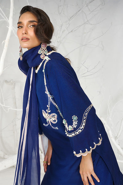 Wardha Saleem | Zimal Silk Edit | Zeina -  Wardha Saleem Ladies Clothes - Original Designer Dress - House of Maryam