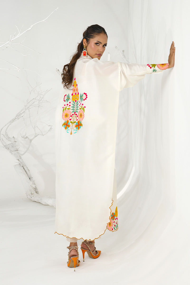 Wardha Saleem | Zimal Silk Edit | Nia (Pure Raw-Silk) -  Wardha Saleem Ladies Clothes - Original Designer Dress - House of Maryam
