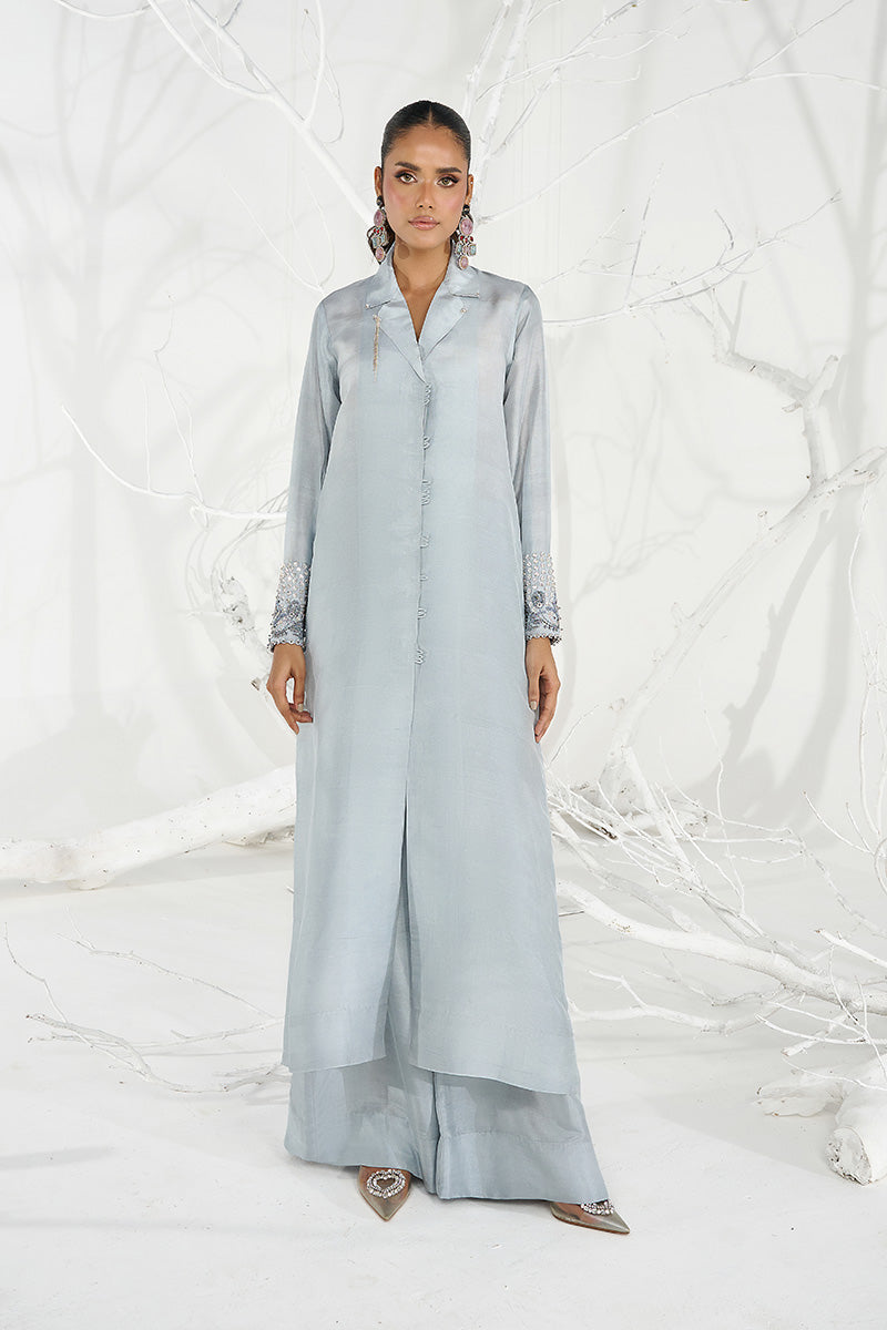 Wardha Saleem | Zimal Silk Edit | Amal (Pure Raw-Silk) -  Wardha Saleem Ladies Clothes - Original Designer Dress - House of Maryam