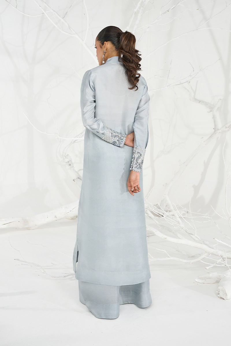 Wardha Saleem | Zimal Silk Edit | Amal (Pure Raw-Silk) -  Wardha Saleem Ladies Clothes - Original Designer Dress - House of Maryam