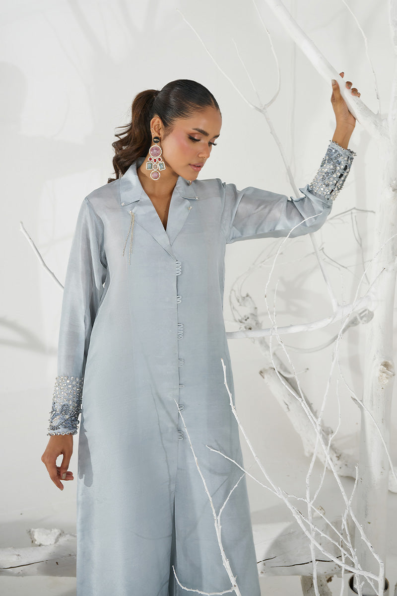Wardha Saleem | Zimal Silk Edit | Amal (Pure Raw-Silk) -  Wardha Saleem Ladies Clothes - Original Designer Dress - House of Maryam