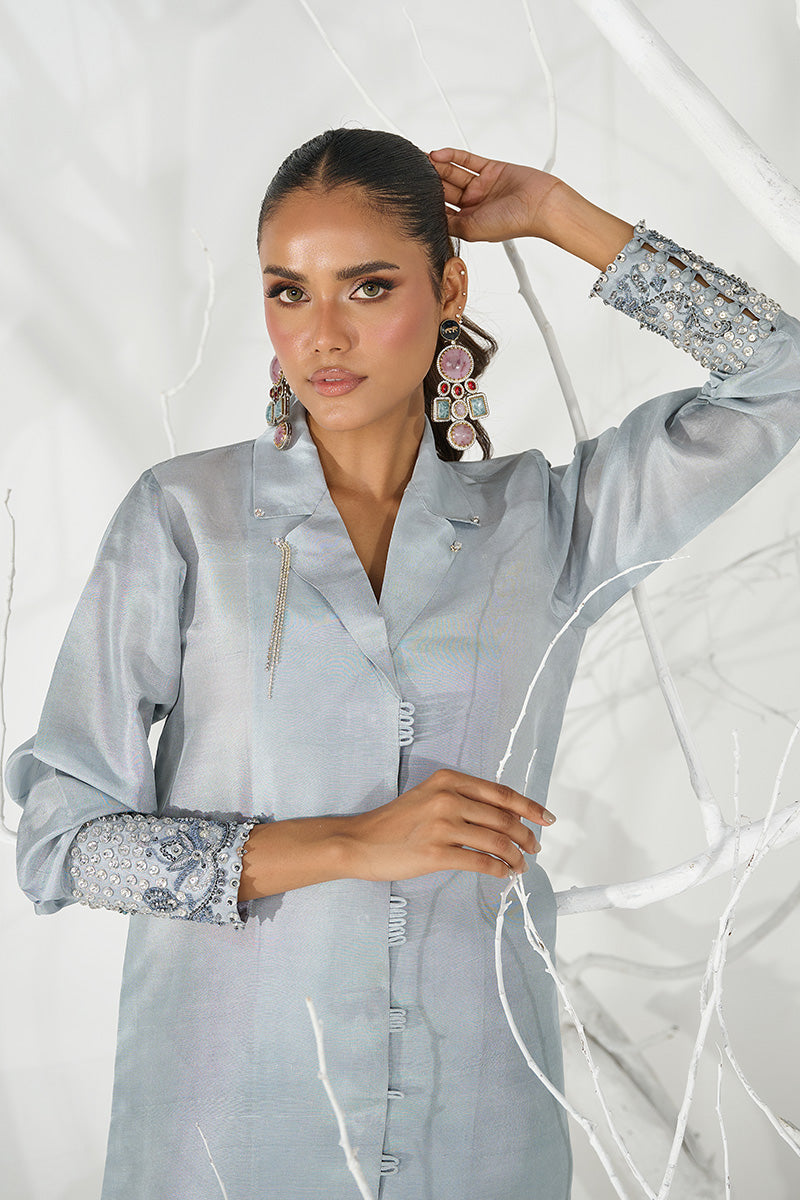 Wardha Saleem | Zimal Silk Edit | Amal (Pure Raw-Silk) -  Wardha Saleem Ladies Clothes - Original Designer Dress - House of Maryam