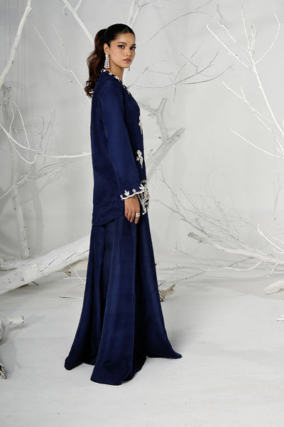 Wardha Saleem | Zimal Silk Edit | Lilia (Pure Raw-Silk) -  Wardha Saleem Ladies Clothes - Original Designer Dress - House of Maryam