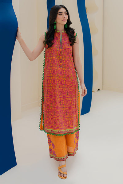 Zellbury | Unstitched 2 Piece Cambric | Embroidered Shirt Shalwar - 0024 -  Zellbury Women Essential Unstitched - Original Designer Dress - House of Maryam