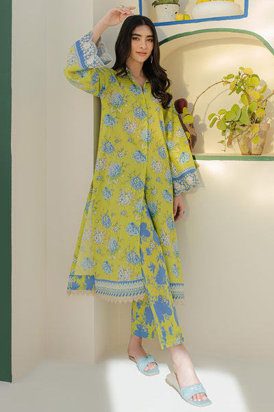 Zellbury | Unstitched 2 Piece Cambric | Embroidered Shirt Shalwar - 0104 -  Zellbury Women Essential Unstitched - Original Designer Dress - House of Maryam