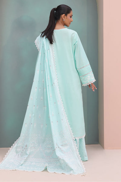 Zellbury | Unstitched 3 Piece Cambric | Embroidered Shirt Shalwar Dupatta - 0073 -  Zellbury Women Essential Unstitched - Original Designer Dress - House of Maryam