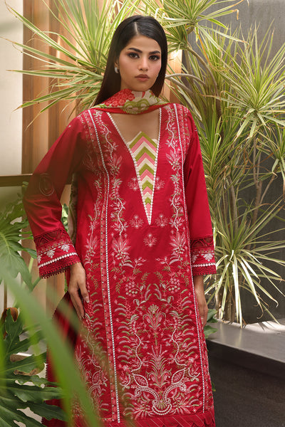 Zellbury | Unstitched 3 Piece Cambric | Embroidered Shirt Shalwar Dupatta - 0074 -  Zellbury Women Essential Unstitched - Original Designer Dress - House of Maryam