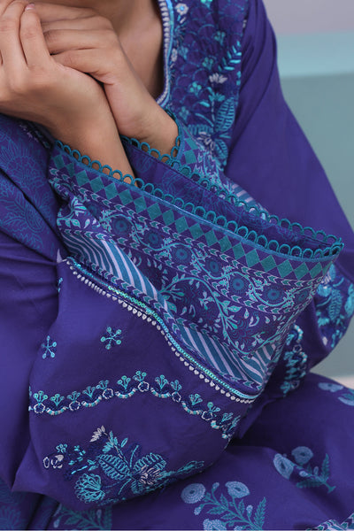 Zellbury | Unstitched 3 Piece Cambric | Embroidered Shirt Shalwar Dupatta - 0141 -  Zellbury Women Essential Unstitched - Original Designer Dress - House of Maryam
