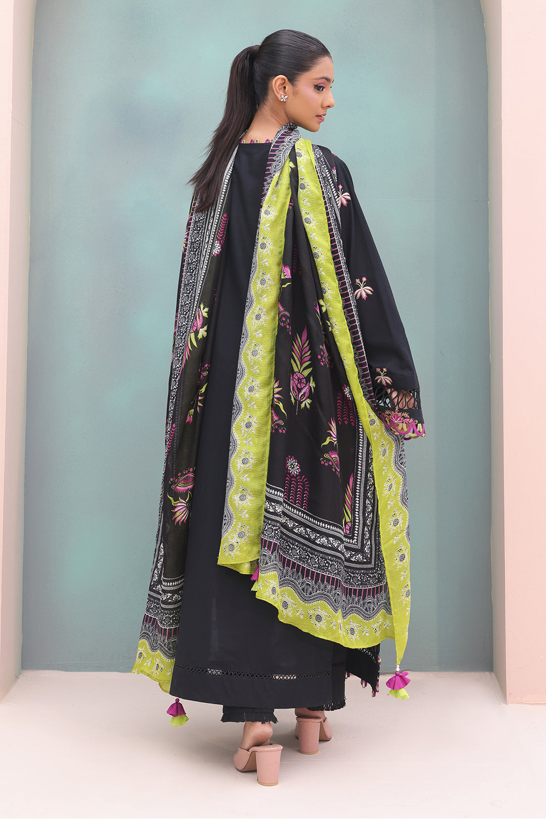 Zellbury | Unstitched 3 Piece Chambray | Embroidered Shirt Shalwar Dupatta - 0148 -  Zellbury Women Essential Unstitched - Original Designer Dress - House of Maryam