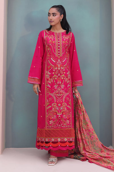 Zellbury | Unstitched 3 Piece Cambric | Embroidered Shirt Shalwar Dupatta - 0151 -  Zellbury Women Signature Unstitched - Original Designer Dress - House of Maryam