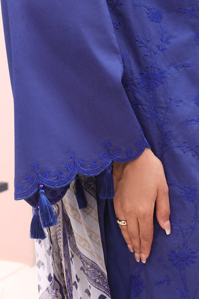 Zellbury | Unstitched 3 Piece Cambric | Embroidered Shirt Dupatta - 0604 -  Zellbury Women Essential Unstitched - Original Designer Dress - House of Maryam