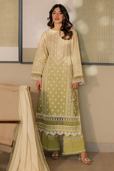 Zellbury | Unstitched 3 Piece Chikankari | Embroidered Shirt Shalwar Dupatta - 0702 -  Zellbury Women Signature Unstitched - Original Designer Dress - House of Maryam