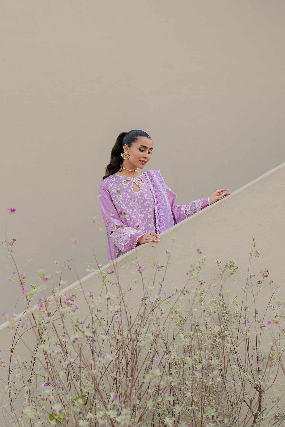 Zellbury | Unstitched 3 Piece Chikankari | Embroidered Shirt Shalwar Dupatta - 0703 -  Zellbury Women Signature Unstitched - Original Designer Dress - House of Maryam